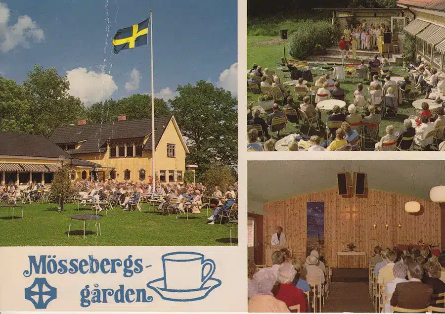 Vykort Mössebergsgården 1980-talet