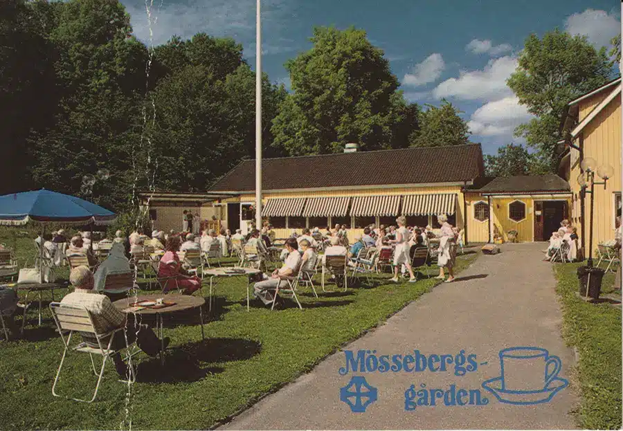 Vykort Mössebergsgården 1980-talet
