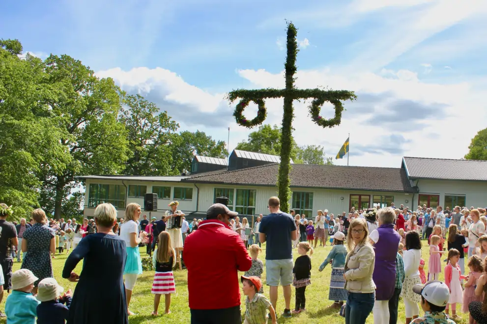 Midsommar på Mössebergsgården
