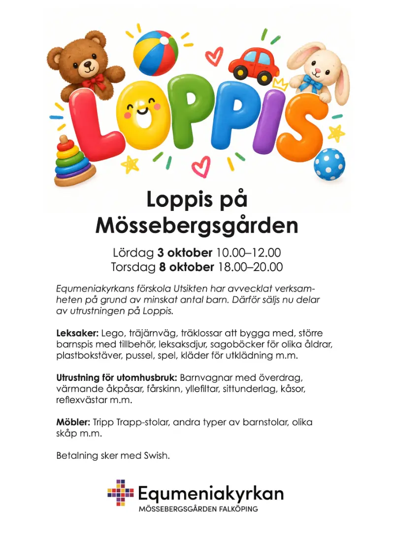 Loppis_Utsikten_2026 Equmeniakyrkan Falköping